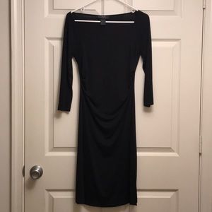 BCBG MaxAzria Little Black Dress w 3/4 sleeve; S
